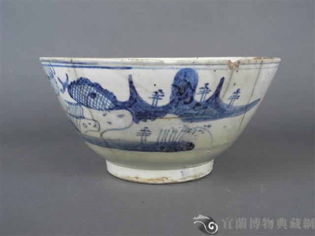 青花山水碗藏品圖，第6張