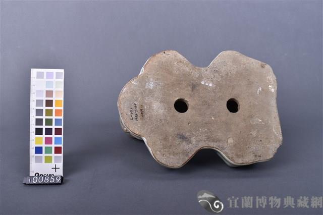 綠釉人物枕頭藏品圖，第6張