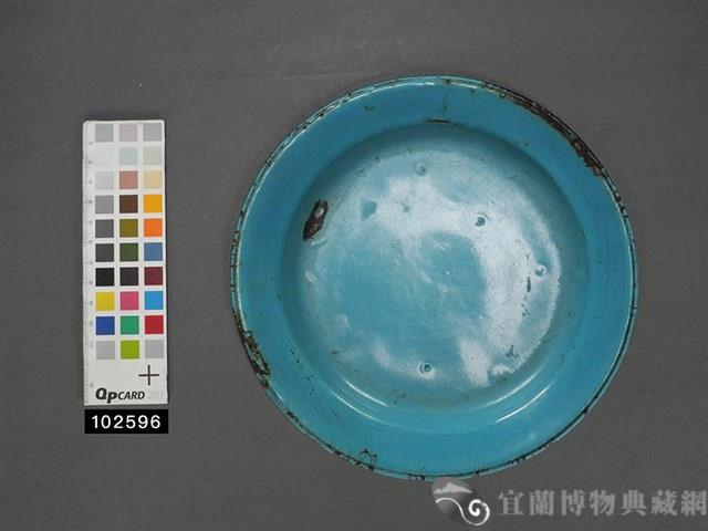 鐵胎琺瑯盤藏品圖，第3張