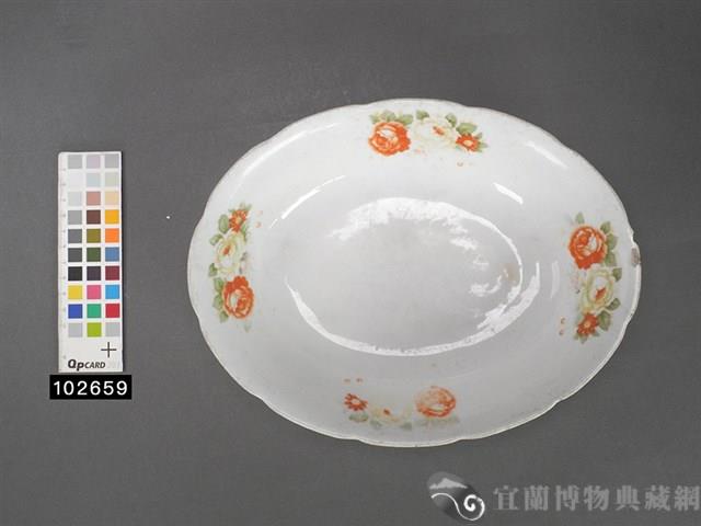 印花彩色花卉盤藏品圖，第3張