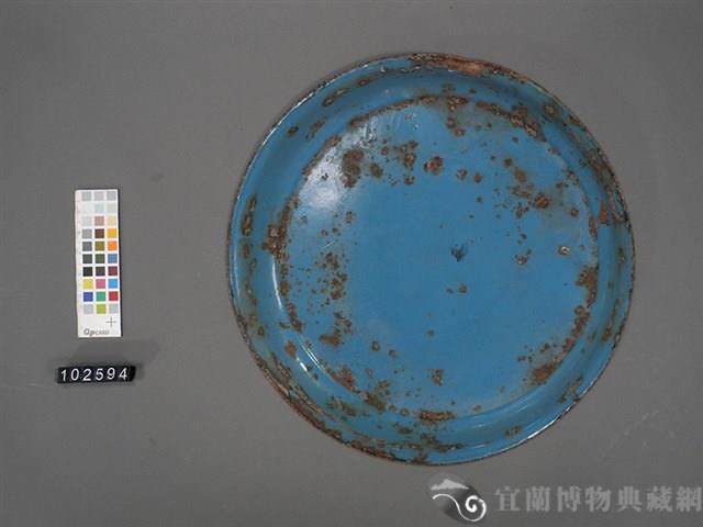 鐵胎琺瑯盤藏品圖，第3張