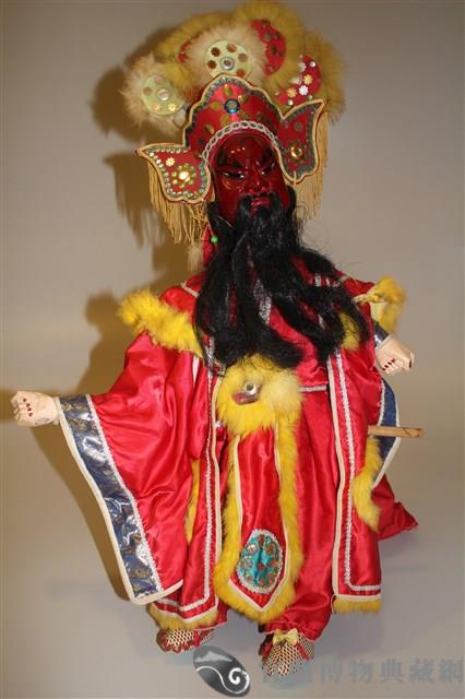 布袋戲偶(紅淨)藏品圖，第1張