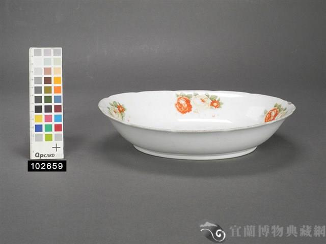 印花彩色花卉盤藏品圖，第1張