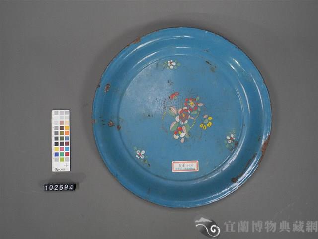 鐵胎琺瑯盤藏品圖，第1張