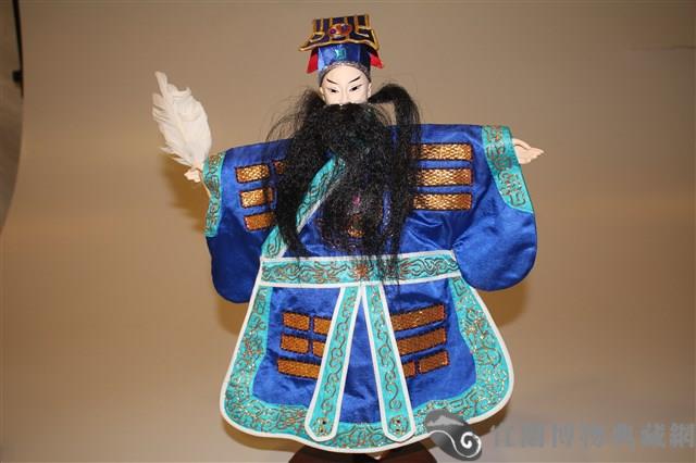 布袋戲偶(老生)藏品圖，第1張