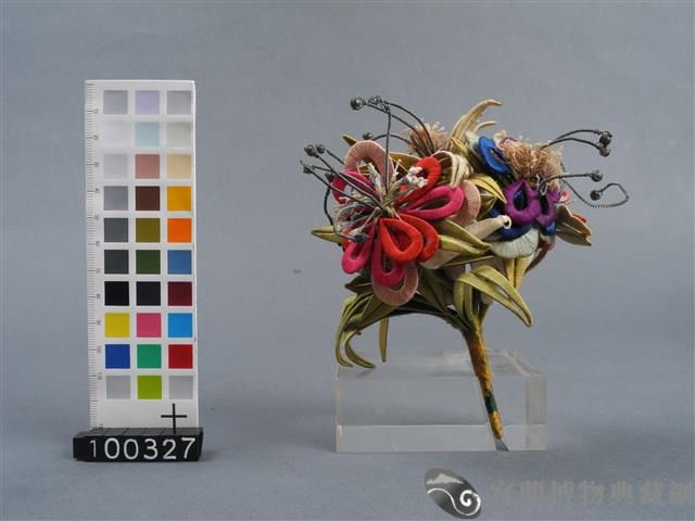 彩繡花髮簪藏品圖，第1張