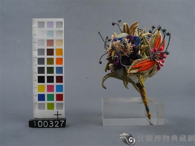 彩繡花髮簪藏品圖，第5張