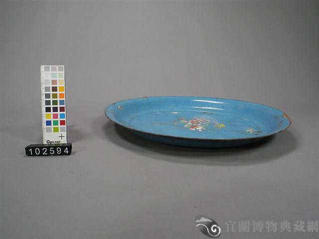 鐵胎琺瑯盤藏品圖，第2張