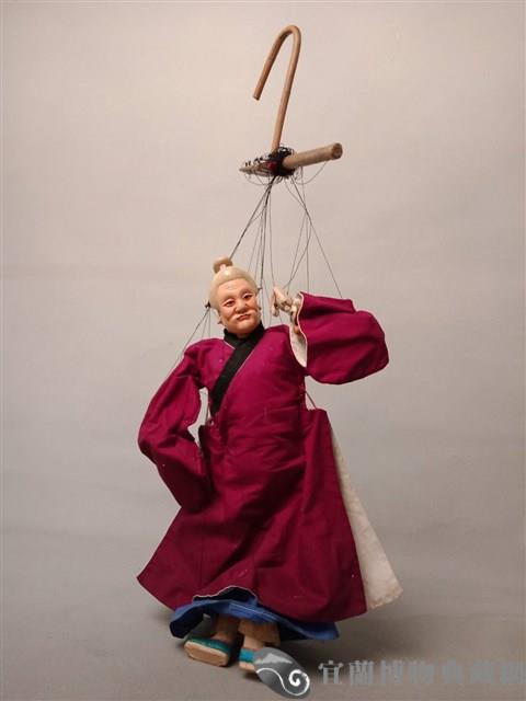 傀儡戲偶(白毛旦)藏品圖，第1張