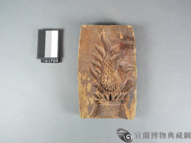 木製糖雞糖魚三片合印模藏品圖，第1張