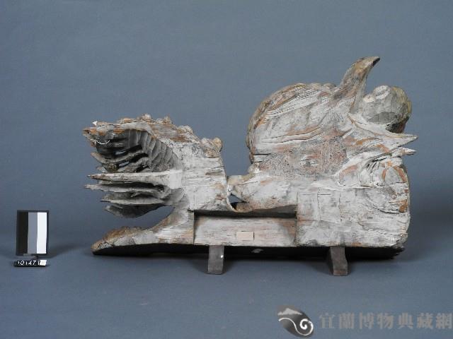 木雕貼金獅子藏品圖，第2張