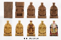神像雕刻過程芻像(土地公)藏品圖，第1張