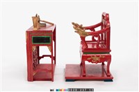 布袋戲道具-案桌、椅子藏品圖，第4張