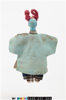 布袋戲偶-花面童(青)藏品圖，第3張
