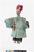 布袋戲偶-花面童(青)藏品圖，第4張