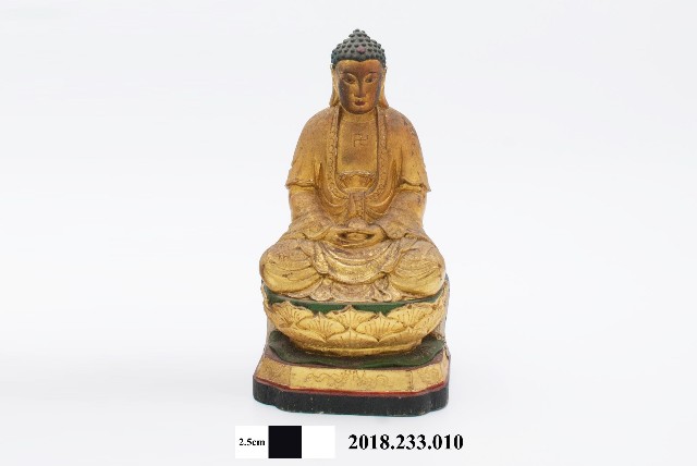 三聖佛神像－釋迦牟尼佛的圖片