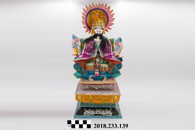 紙糊神像—紫微天尊的圖片