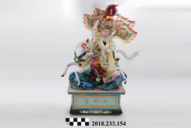 紙糊神像—金甲神的圖片