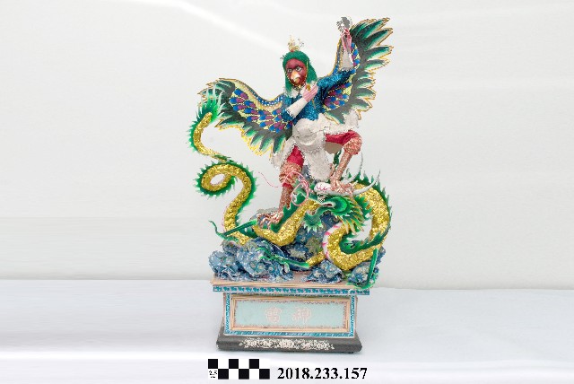 紙糊神像—雷公(雷神)的圖片