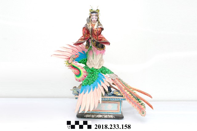 紙糊神像—電母(金光聖母)的圖片