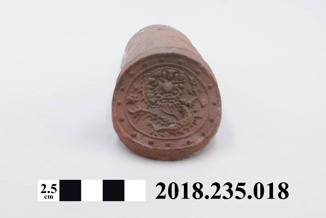 建築構件－磚燒垂珠（瓦當）的圖片