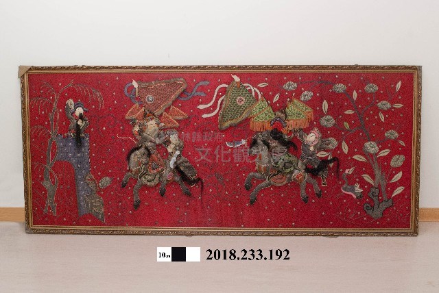 陣頭繡旗－三國人物繡旗藏品圖，第1張