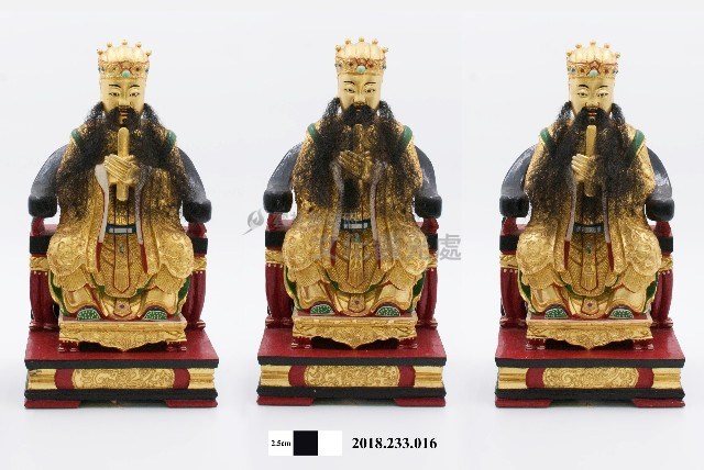 拜殿神像二十四尊－三官大帝藏品圖，第1張
