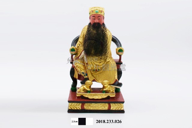 拜殿神像二十四尊－文昌帝君藏品圖，第1張