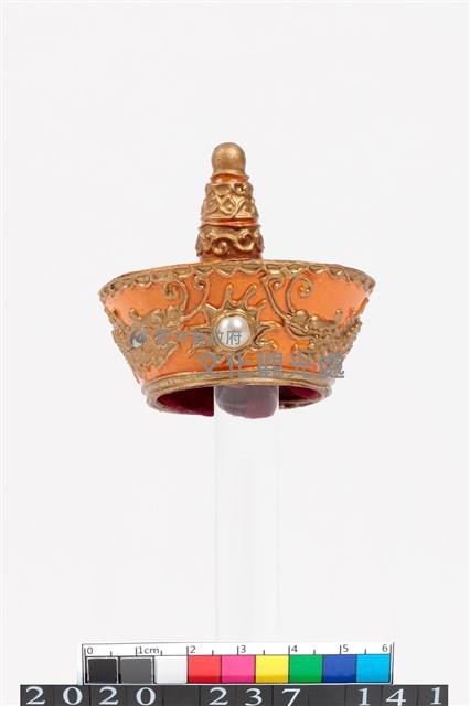 盔帽-清朝帝盔藏品圖，第1張