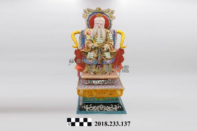 紙糊神像—道德天尊藏品圖，第1張