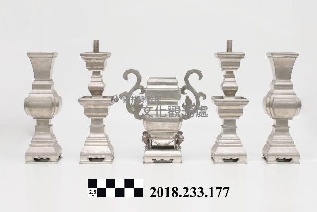 祭祀用具－錫製五供藏品圖，第1張