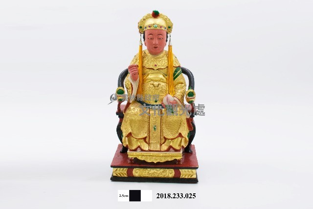 拜殿神像二十四尊－金母娘娘藏品圖，第1張