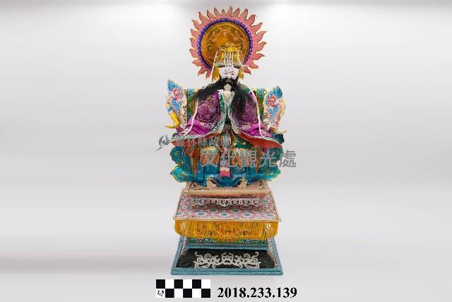紙糊神像—紫微天尊藏品圖，第1張