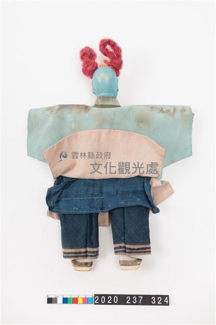 布袋戲偶-花面童(青)藏品圖，第5張