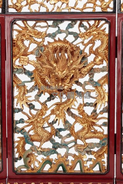 布袋戲道具-屏風藏品圖，第2張