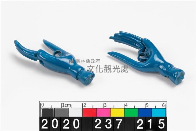 尪仔手-文手(藍)藏品圖，第2張