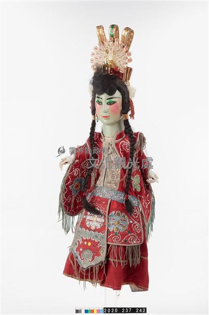 布袋戲偶-玉面貂蟬藏品圖，第4張