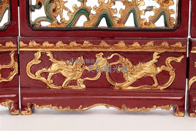 布袋戲道具-屏風藏品圖，第4張