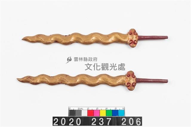 布袋戲兵器-靈蛇劍藏品圖，第1張
