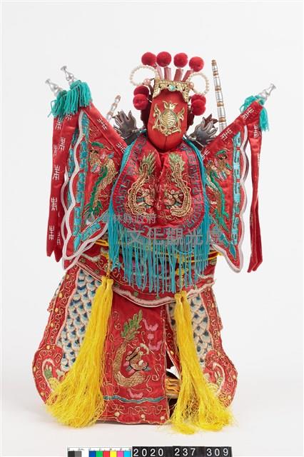 布袋戲偶-秦瓊藏品圖，第3張