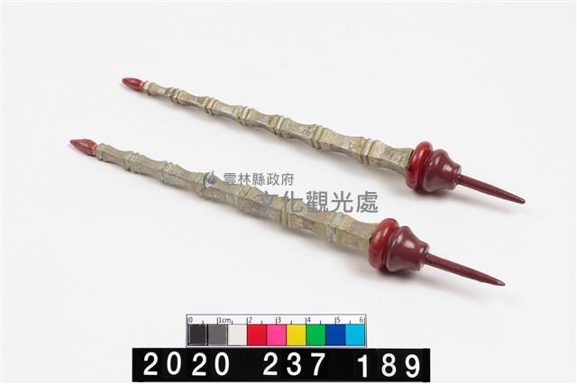 布袋戲兵器-七節鞭藏品圖，第1張